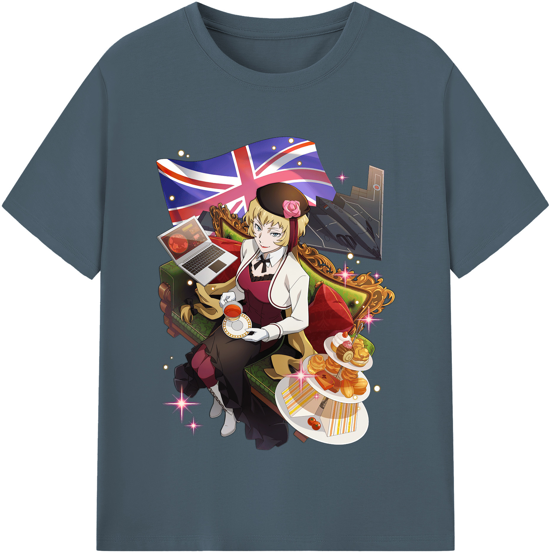 （画像用） 文豪ストレイドッグス Bungo Stray Dogs 綿100％半袖Tシャツ（フロントプリント）